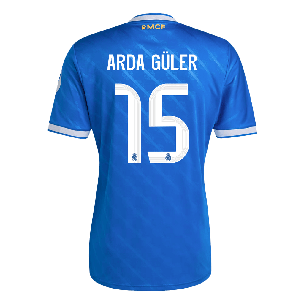 Real Madrid Ausweichtrikot 2025/26 Fan-Version ARDA GÜLER #15