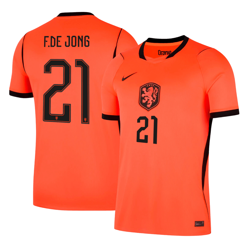 Netherlands Heimtrikot 2026 Fan-Version F.DE JONG #21