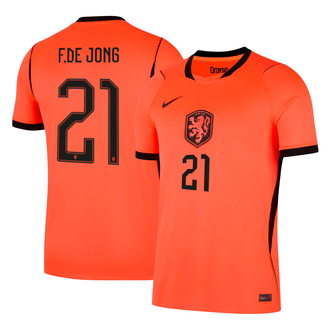 Netherlands Heimtrikot 2026 Fan-Version F.DE JONG #21