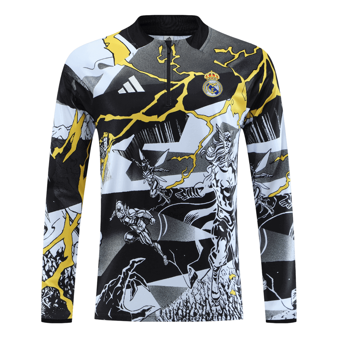 Real Madrid Trainingsjacke Set 2025/26 Schwarz