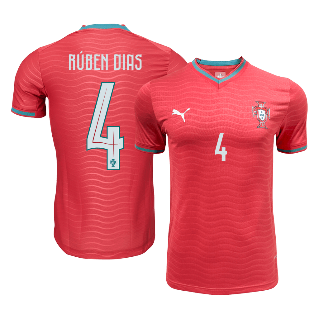 Portugal Heimtrikot 2026 Spieler-Version RÚBEN DIAS #4