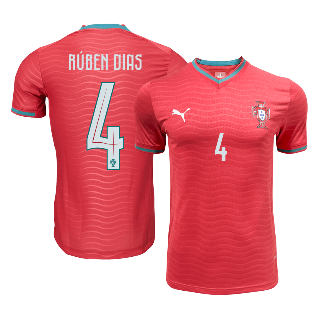 Portugal Heimtrikot 2026 Spieler-Version RÚBEN DIAS #4