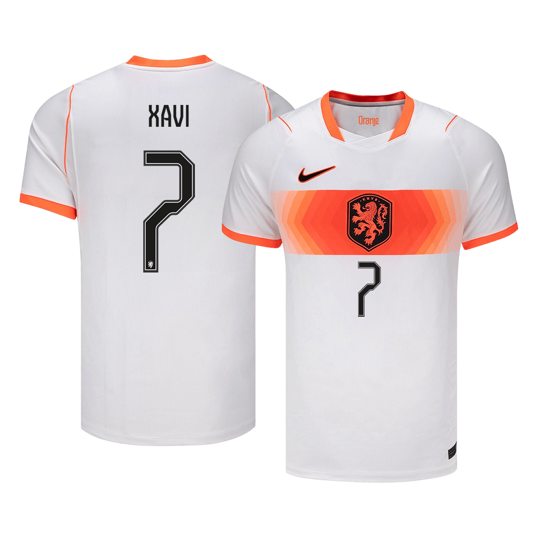 Netherlands Auswärtstrikot 2026 Fan-Version XAVI #7