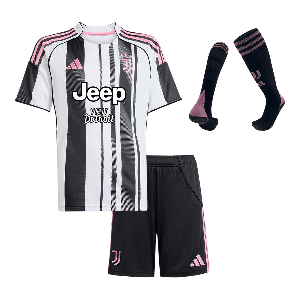 Juventus Kinder Heimtrikot 3-teilig Set 2025/26