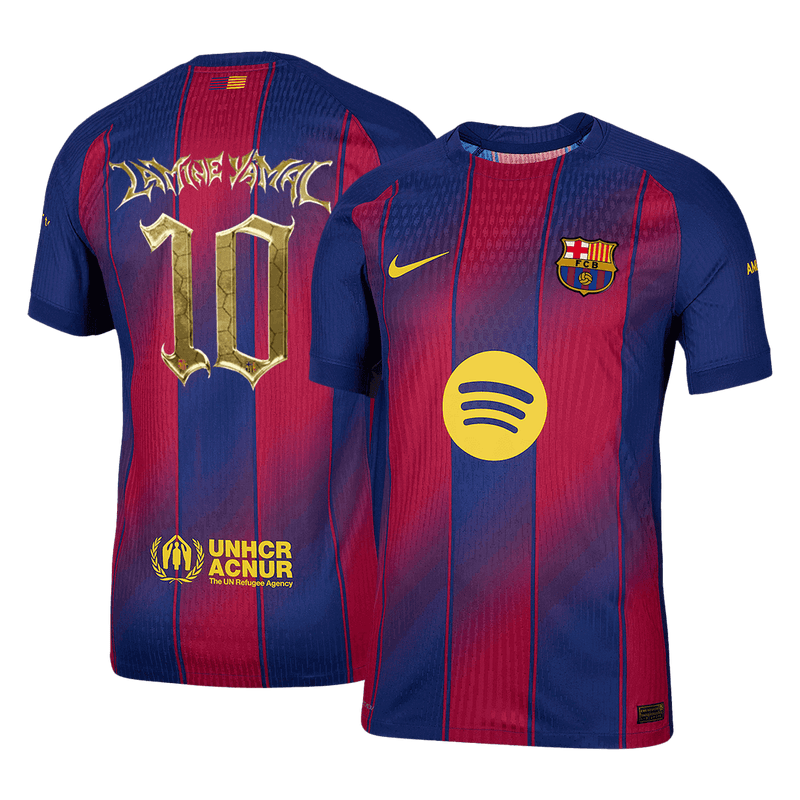 LAMINE YAMAL #10 Kopa Trophy Edition Barcelona Heim Spieler-Version Fußballtrikot 2025/26 - Slim Fit
