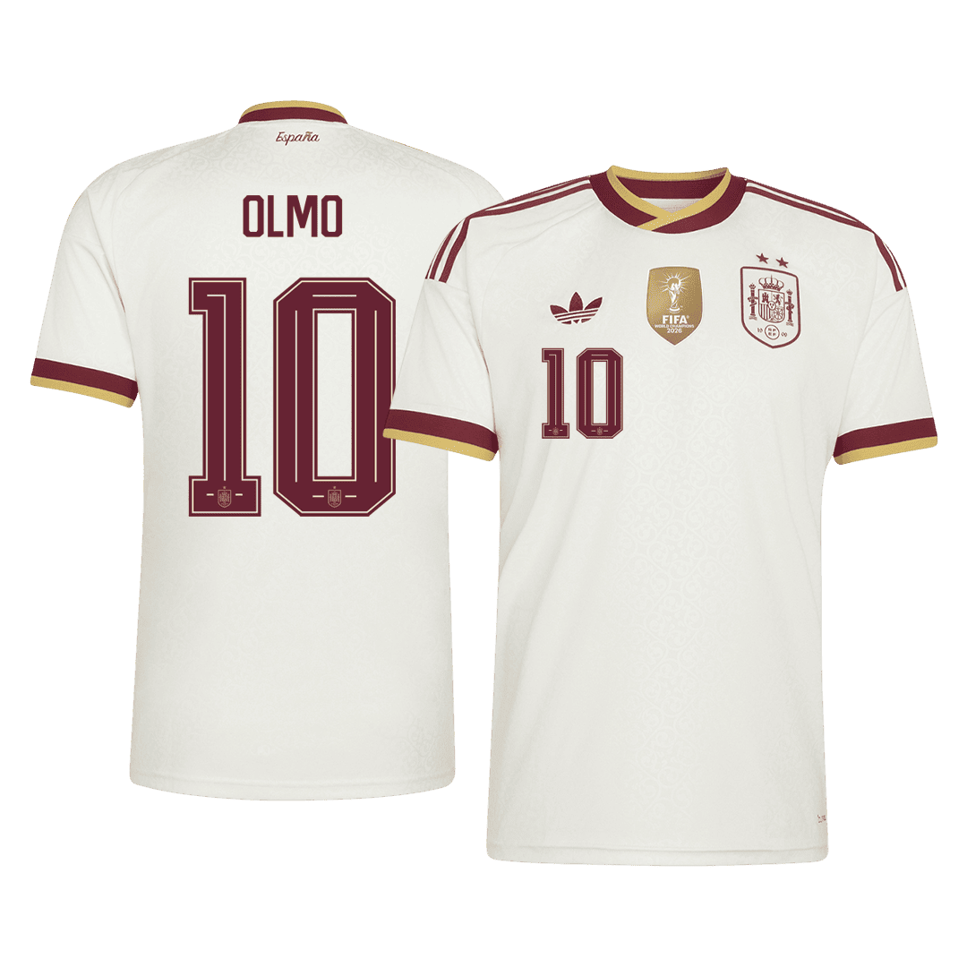 Spain Auswärtstrikot 2026 Fan-Version OLMO #10