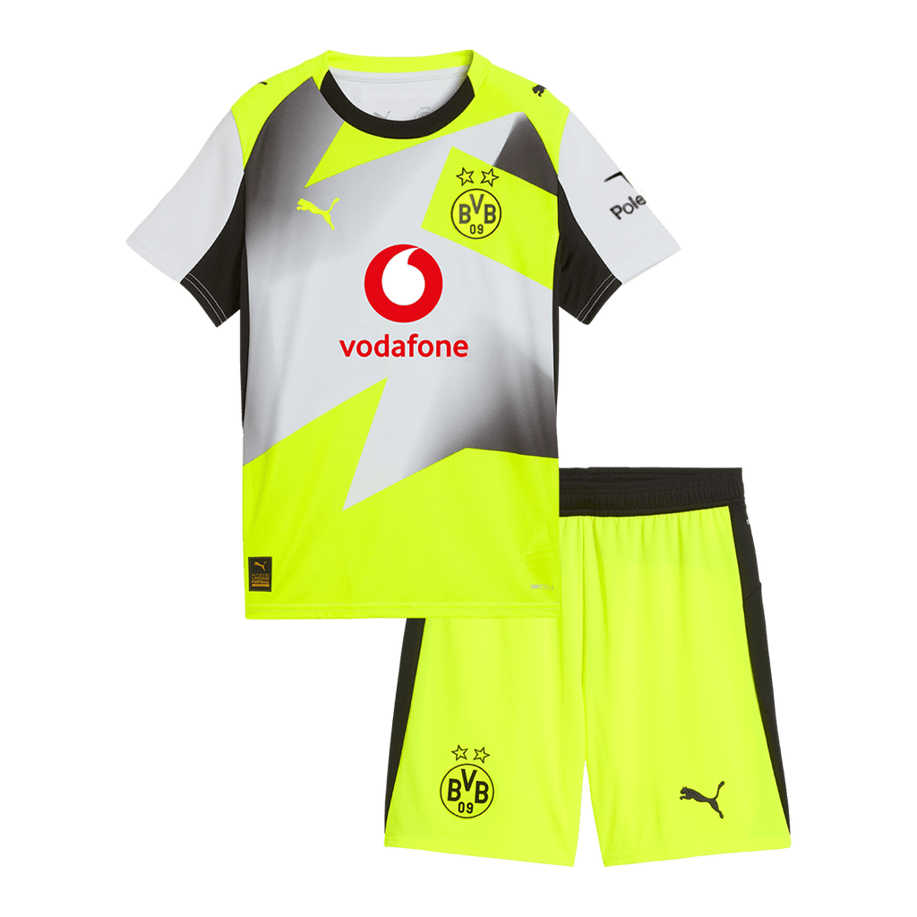 Dortmund Kinder Auswärtstrikot 2-teilig Set 2025/26