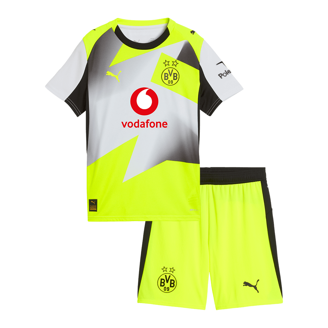 Dortmund Kinder Auswärtstrikot 2-teilig Set 2025/26