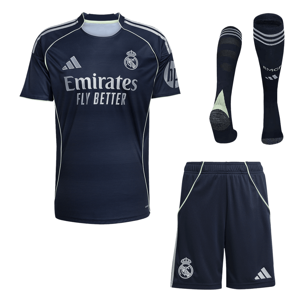 Real Madrid Herren Auswärtstrikot Fan Version 3-teilig 2025/26