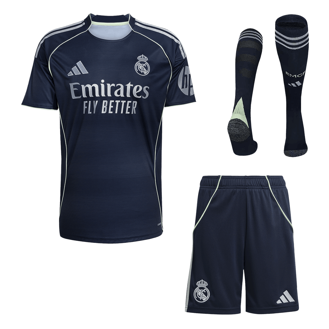 Real Madrid Herren Auswärtstrikot Fan Version 3-teilig 2025/26
