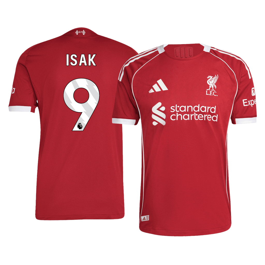 Liverpool Heimtrikot 2025/26 Spieler-Version ISAK #9