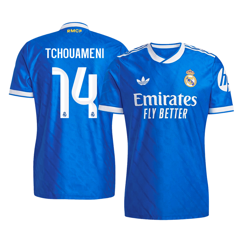 Real Madrid Ausweichtrikot 2025/26 Spieler-Version TCHOUAMENI #14