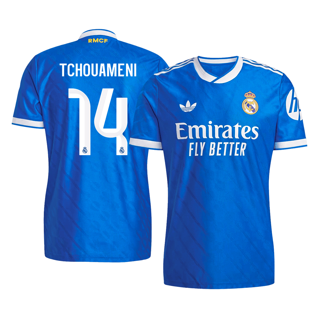Real Madrid Ausweichtrikot 2025/26 Spieler-Version TCHOUAMENI #14