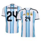 Argentinien Heimtrikot 2026 Fan-Version E. FERNÁNDEZ #24