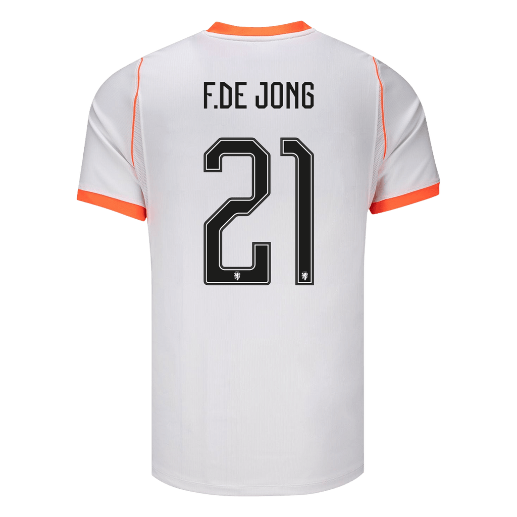 Netherlands Auswärtstrikot 2026 Fan-Version F.DE JONG #21