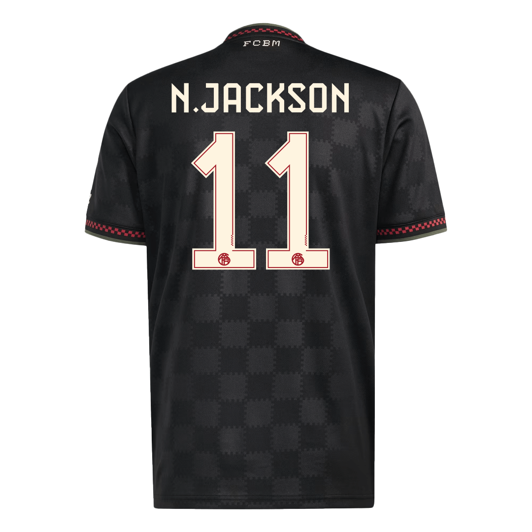 Bayern München Ausweichtrikot 2025/26 Fan-Version N.JACKSON #11