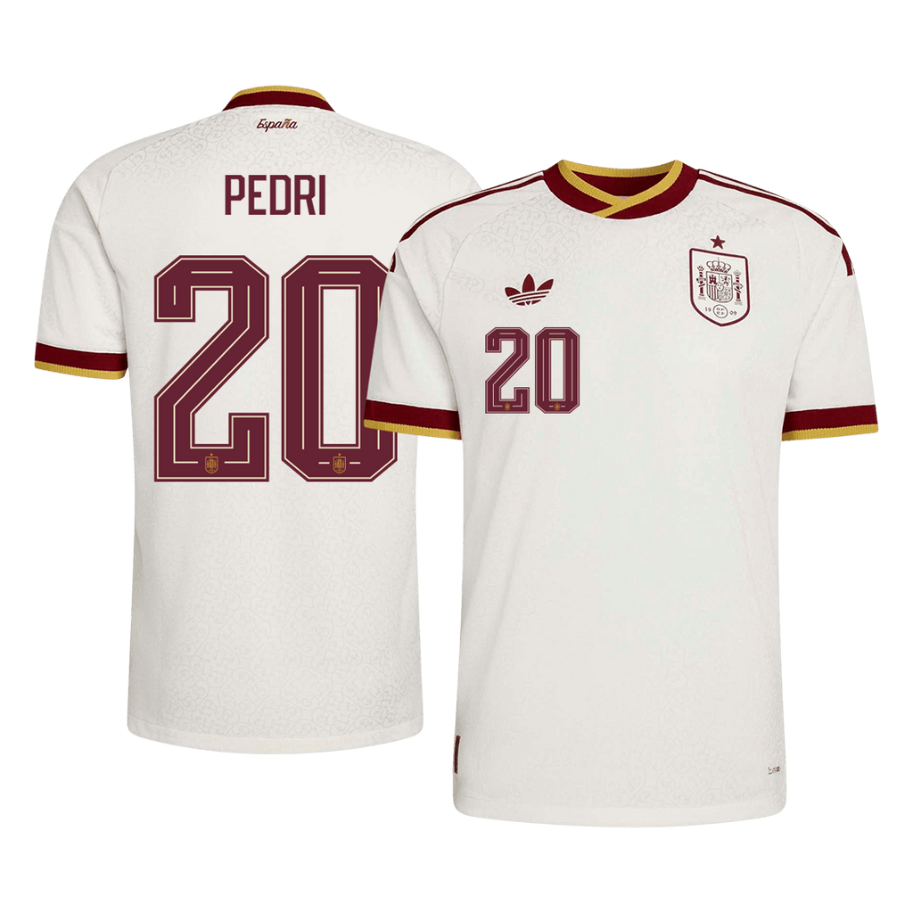 Spain Auswärtstrikot 2026 Spieler-Version PEDRI #20