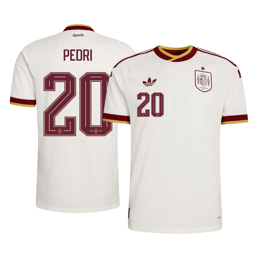 Spain Auswärtstrikot 2026 Spieler-Version PEDRI #20