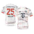 Bayern München Auswärtstrikot 2025/26 Spieler-Version MÜLLER #25