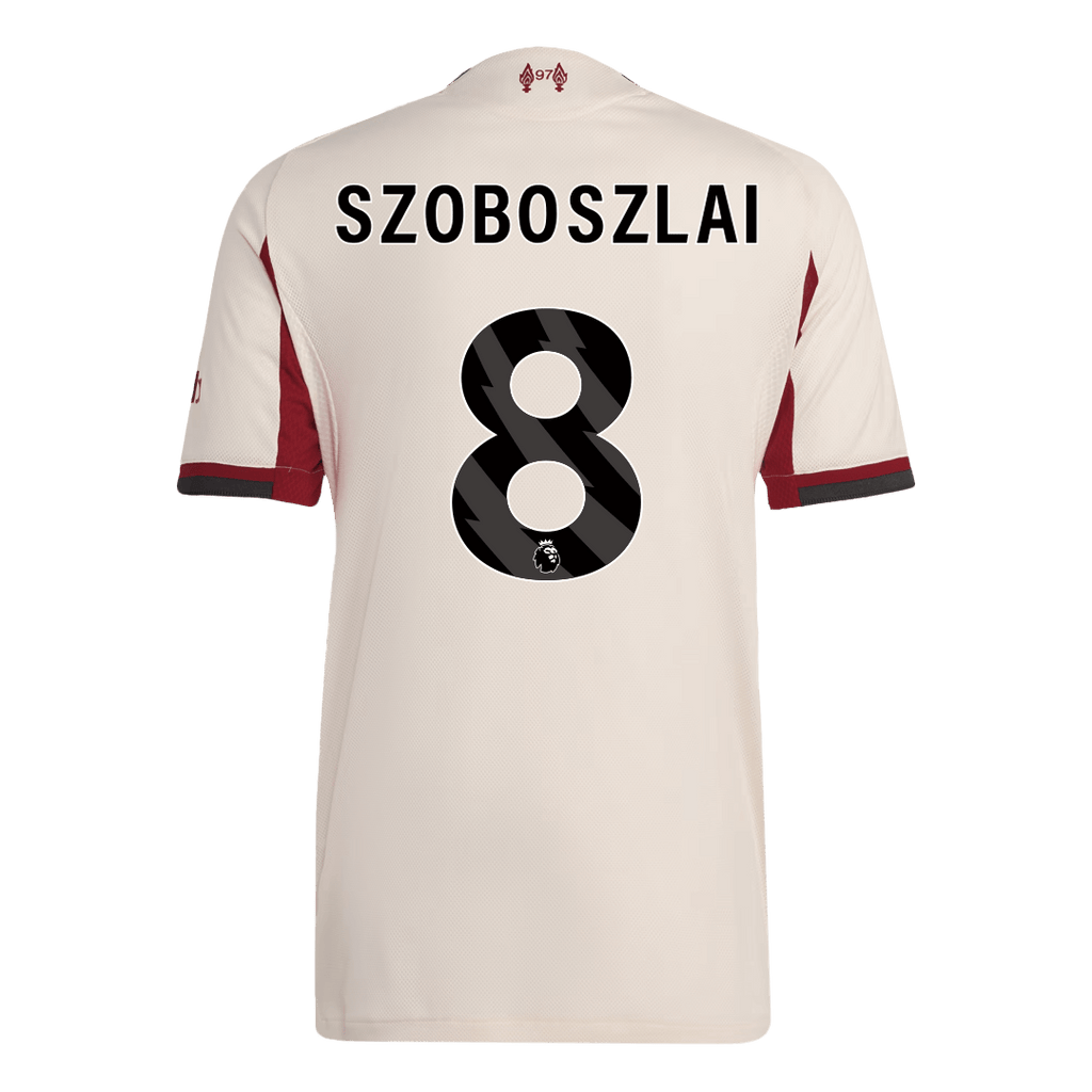 Liverpool Auswärtstrikot 2025/26 Spieler-Version SZOBOSZLAI #8