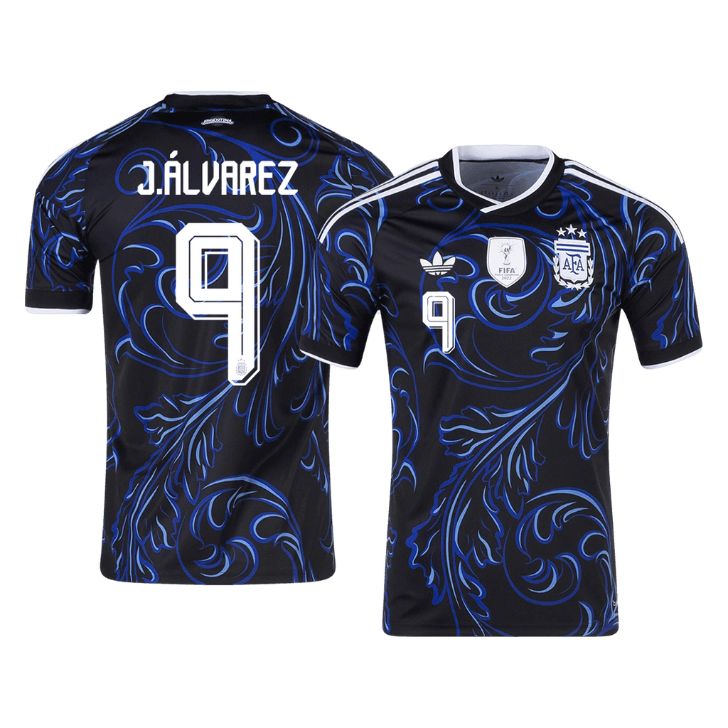 Argentinien Auswärtstrikot 2026 Fan-Version J. ÁLVAREZ #9