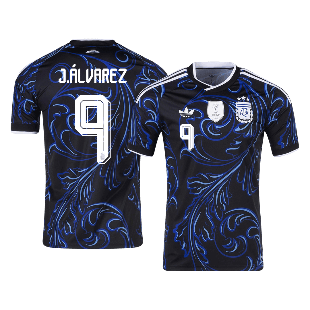 Argentinien Auswärtstrikot 2026 Fan-Version J. ÁLVAREZ #9