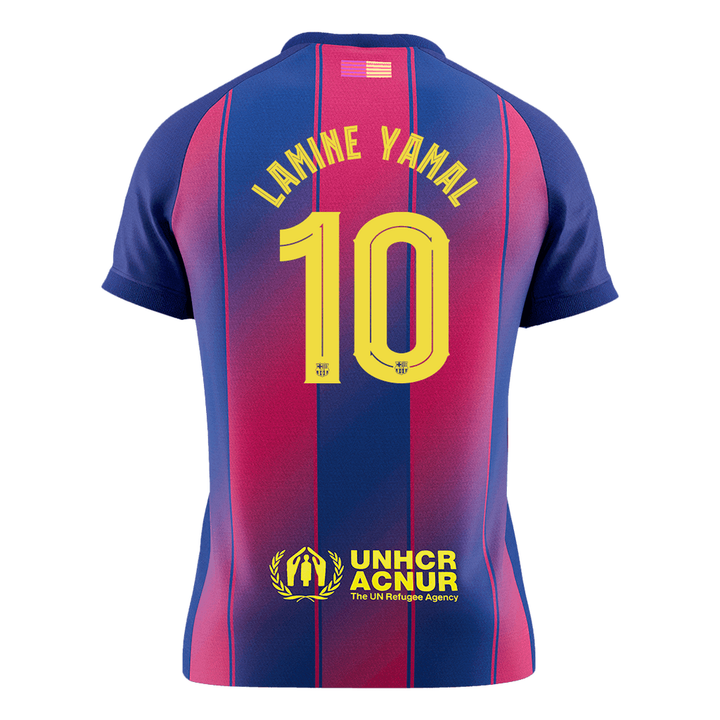 Barcelona Heimtrikot 2025/26 Fan-Version LAMINE YAMAL #10 UCL