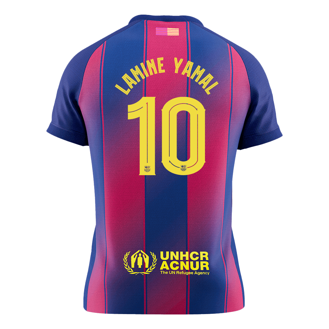 Barcelona Heimtrikot 2025/26 Fan-Version LAMINE YAMAL #10 UCL