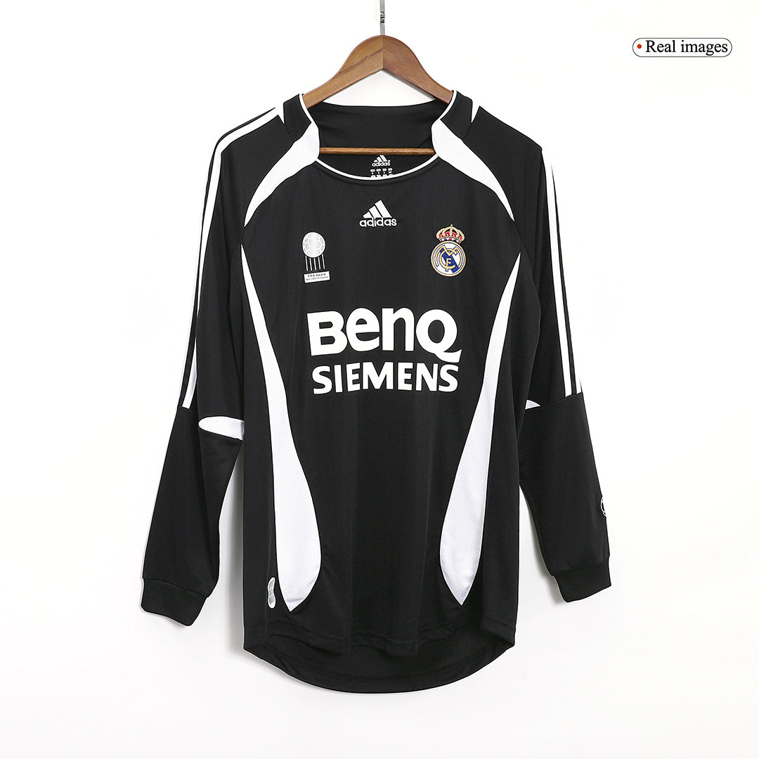 Real Madrid Retro Auswärtstrikot Langarm 2006/07