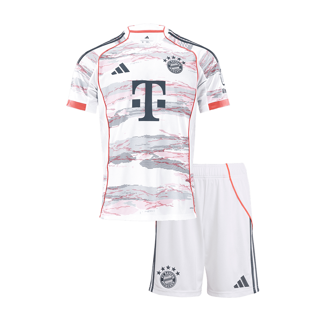 Bayern München Kinder Auswärtstrikot 2-teilig Set 2025/26