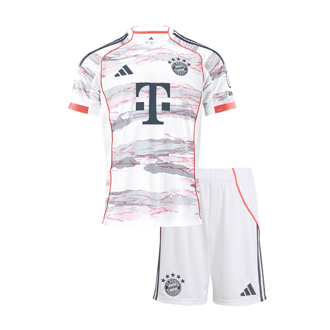 Bayern München Kinder Auswärtstrikot 2-teilig Set 2025/26